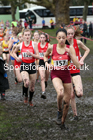 Junior girls, 2020 New Balance English Schools Champs., Sefton Park, Liverpool. Photo: David T. Hewitson/Sports for All Pics
